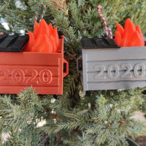 Dumpster Fire Ornaments