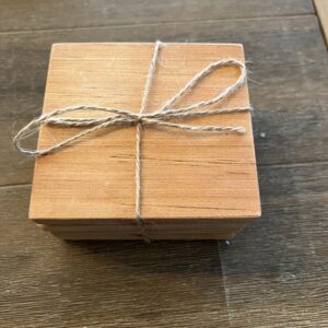 Reclaimed Poplar Organ Wood Coasters