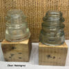 Telephone Pole Insulator Glass Desk Lamp - Image 2