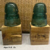 Telephone Pole Insulator Glass Desk Lamp - Image 3