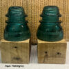 Telephone Pole Insulator Glass Desk Lamp - Image 4